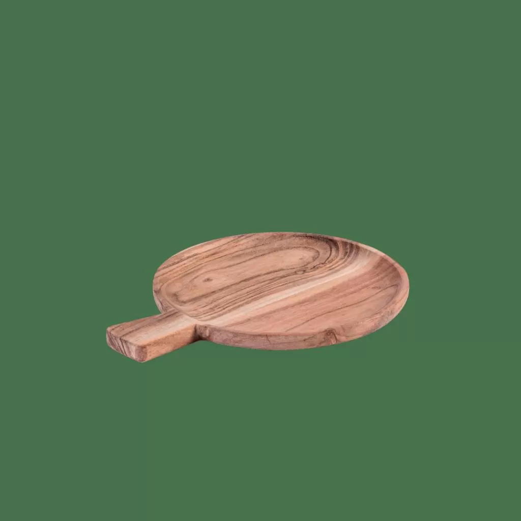 Discount ACACIA CHIC Plato Con Asa Natural Fuentes Para Servir