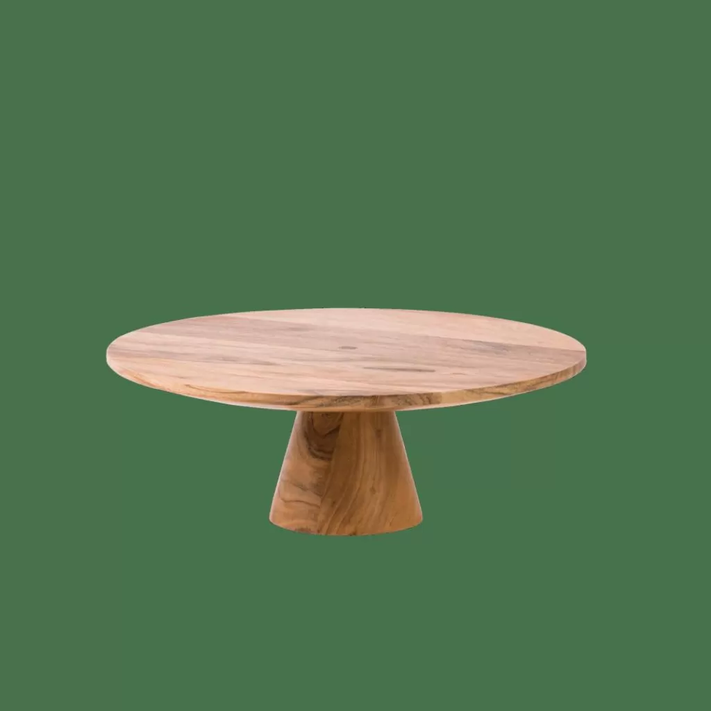 Best ACACIA Soporte Para Pastel Natural Fuentes Para Servir