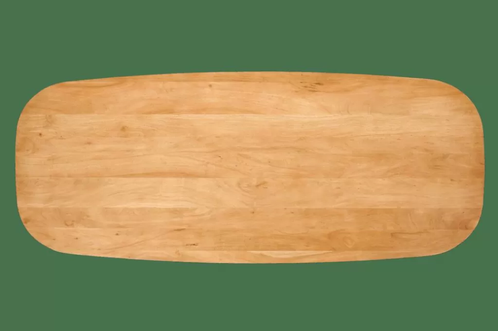 Online ACACIA Tablero Redondeado Natural Mesa De Comedor