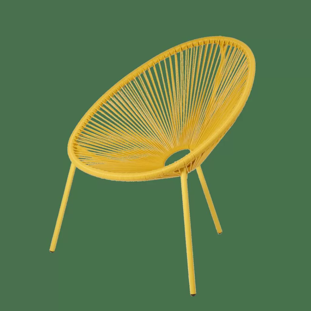 New ACAPULCO Silla Lounge Amarillo Sillas Lounge