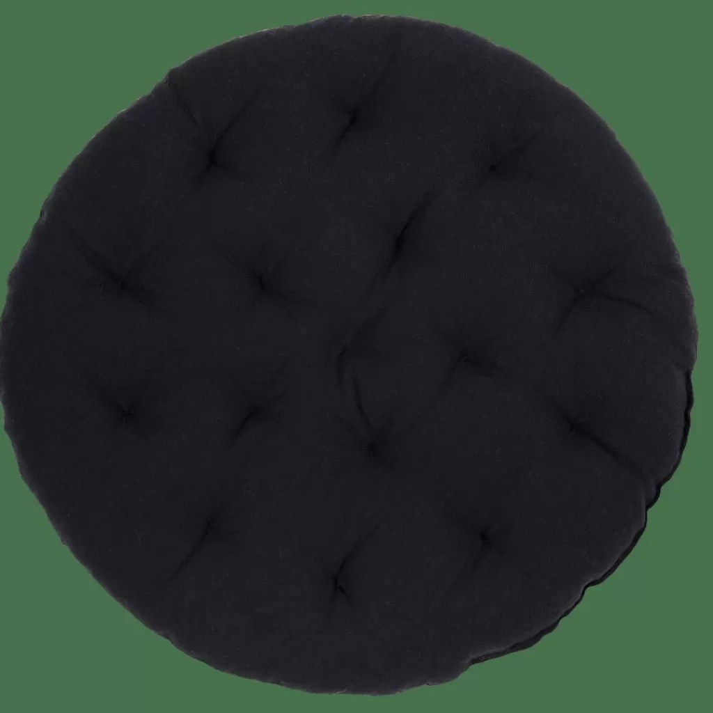 Discount ALDA Cojín De Asiento Negro Cojines De Asiento