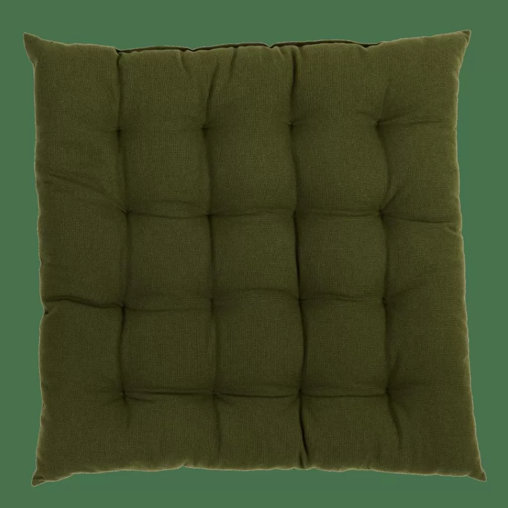 Store ALDA Cojín De Asiento Verde Oscuro Cojines De Asiento