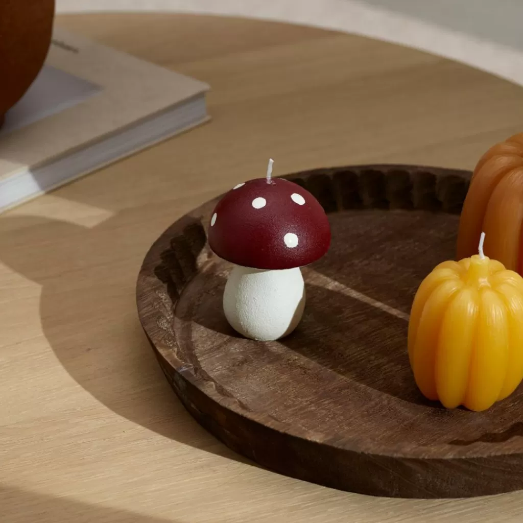 Hot AMANITIA Vela Burdeos Velas | Otoño