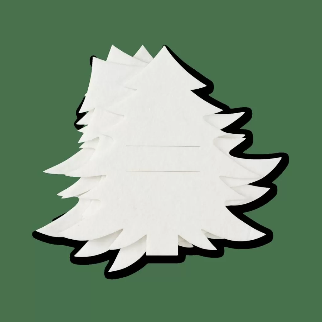 Store ARBO Portacubiertos Juego De 4 Blanco Bolsillo De Cubiertos