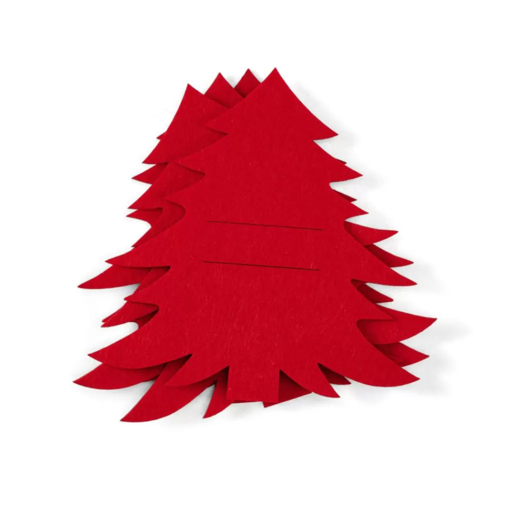 Flash Sale ARBO Portacubiertos Juego De 4 Rojo Bolsillo De Cubiertos