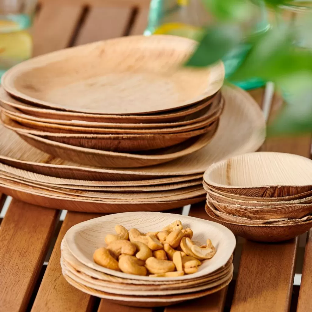 Best ARECA LEAF Platos Juego De 6 Natural Platos