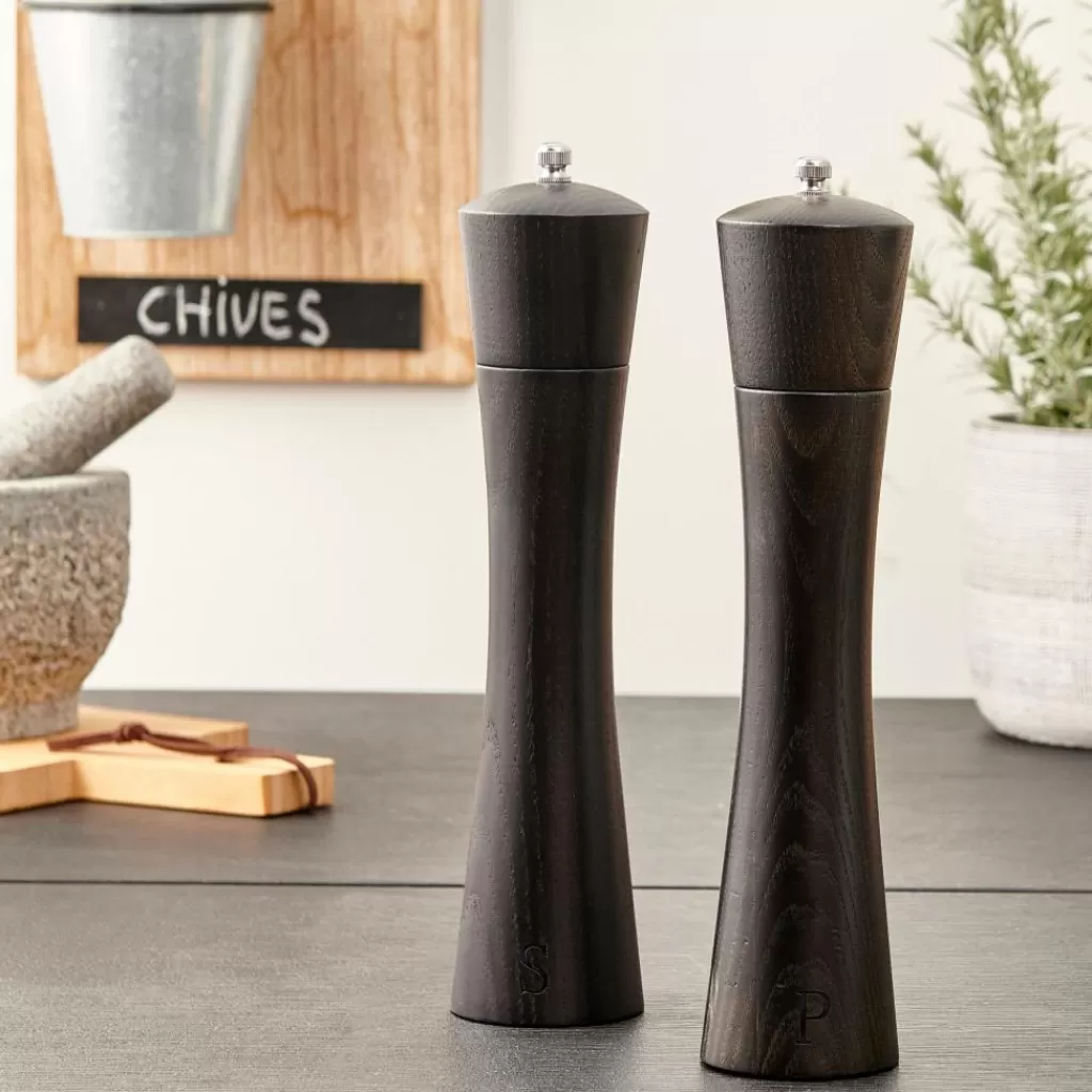 New ASH Salero Negro Instrumentos De Cocina