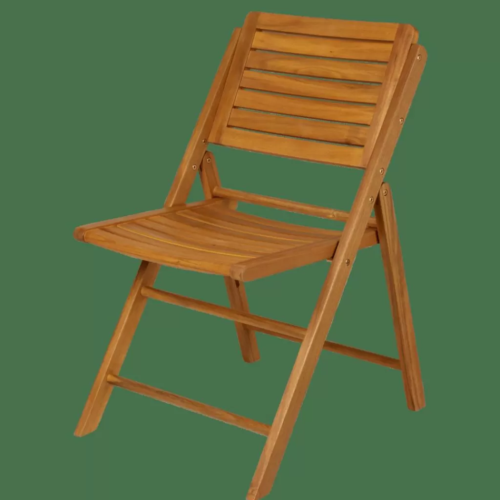 Best BAMBAM Silla Plegable Natural Sillas De Jardín