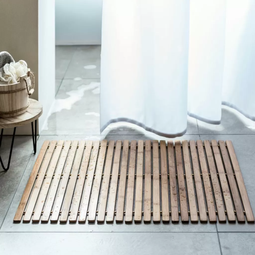 Cheap BAMBOO Alfombra De Baño Natural Alfombras De Baño
