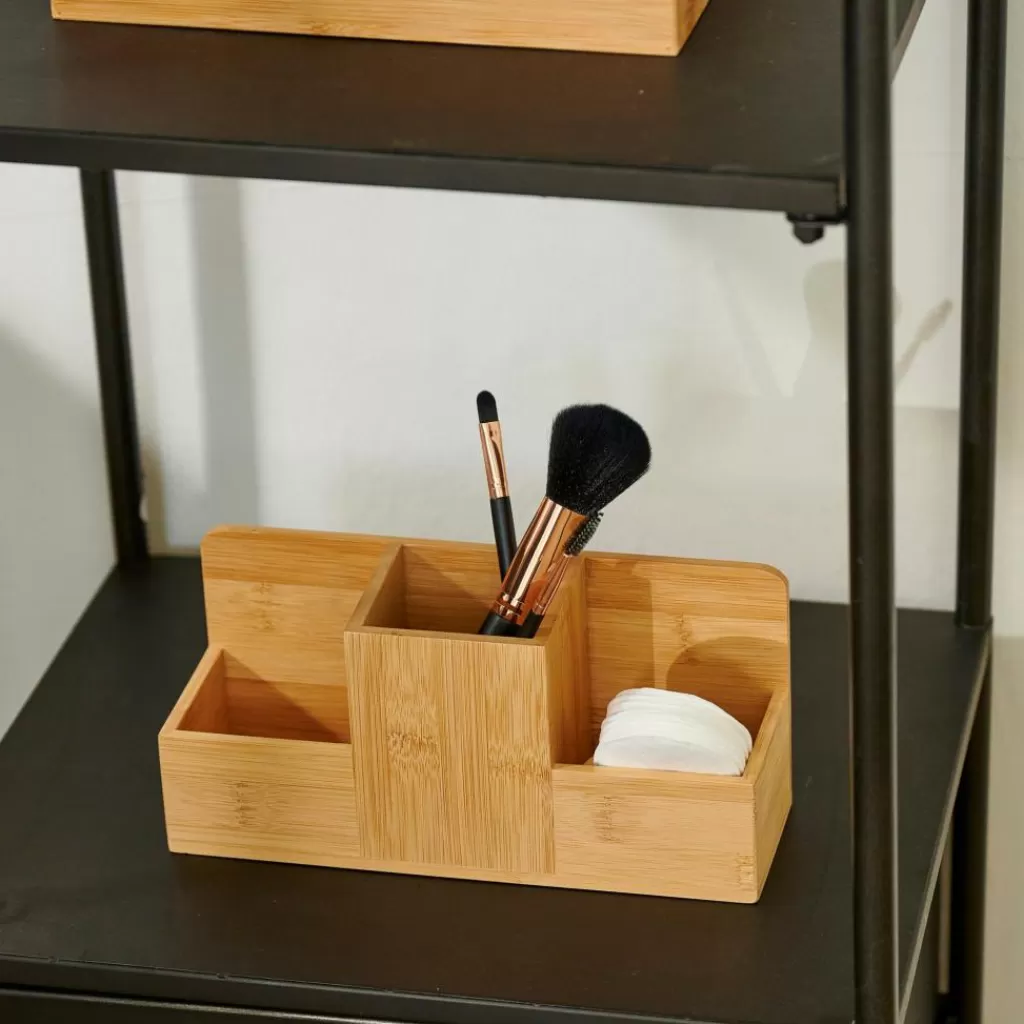 Clearance BAMBOO Cubilete/bolígrafos Natural Cajas De Almacenamiento