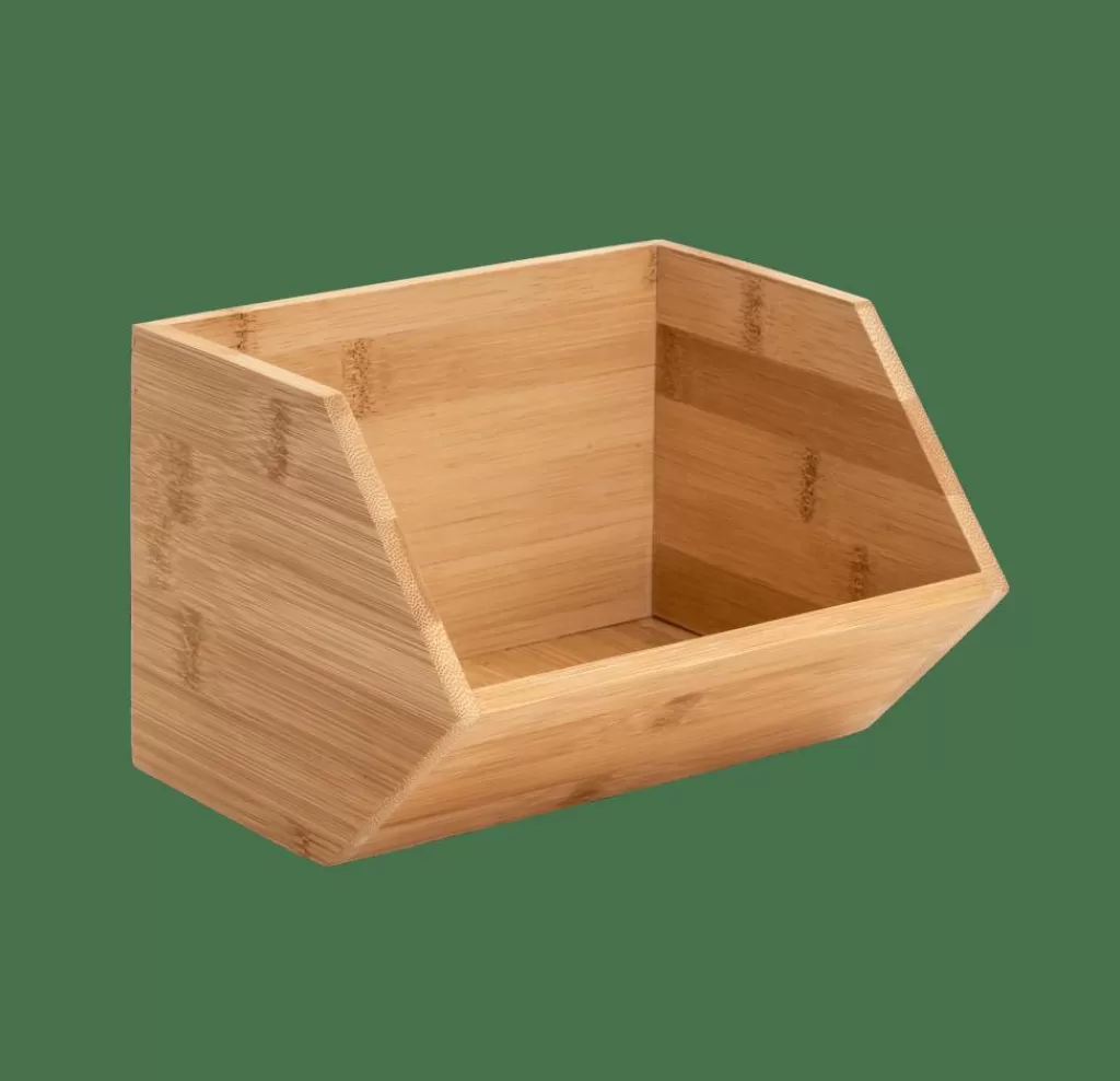 Flash Sale BAMBOO Organizador Apilable Natural Latas | Taperes