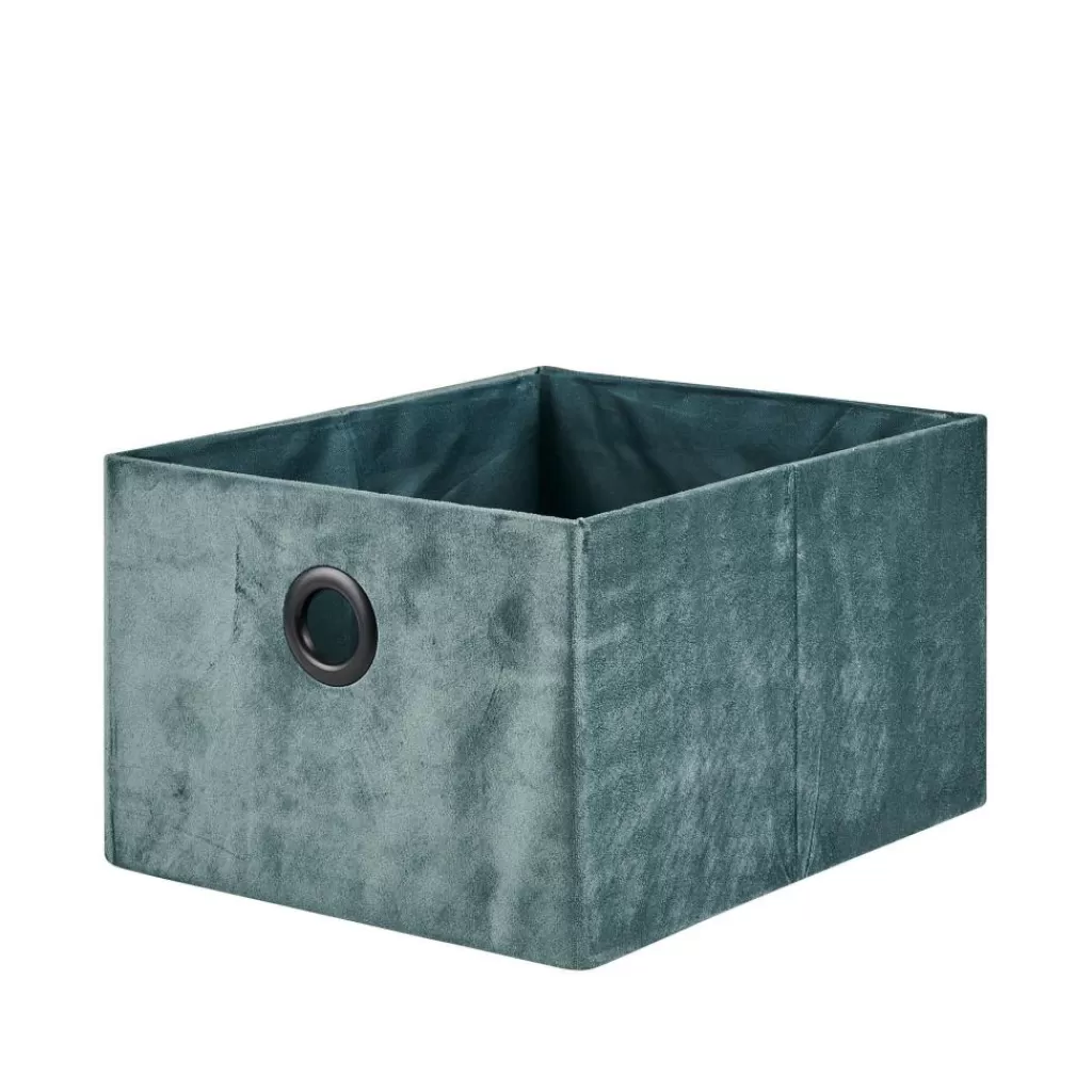 Outlet BASIC Cesta Plegable Petrol Cestas De Cajonera