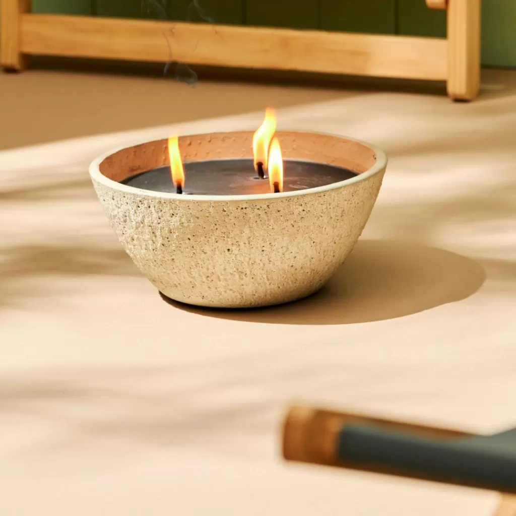 New BETON Vela De Exterior Gris Velas Para Exterior