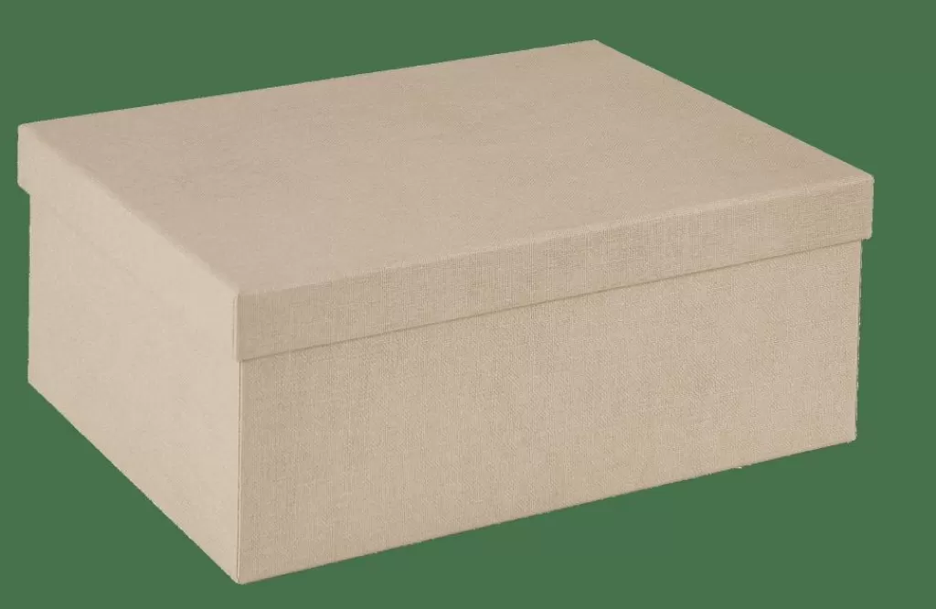 Outlet BIGSO Caja De Almacenaje L Natural Cajas De Almacenamiento