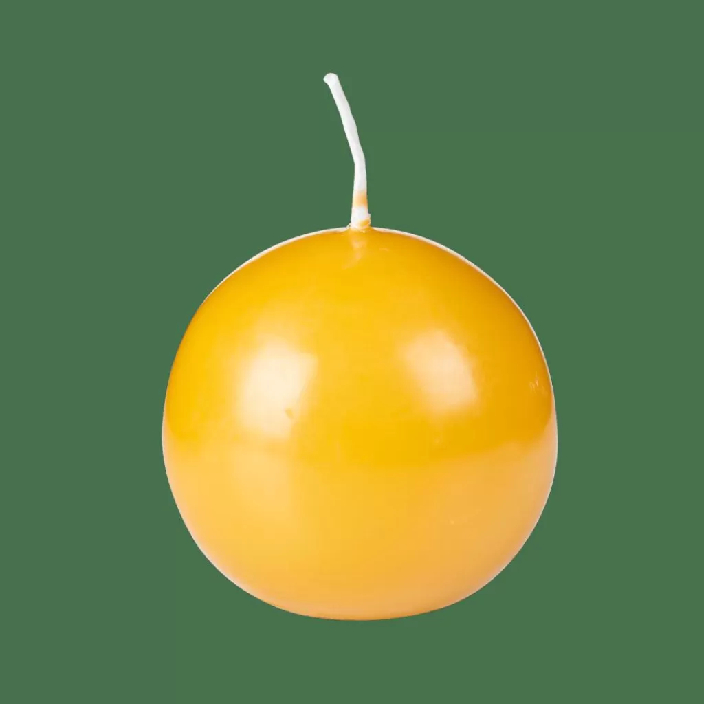Best BOLA Vela Esférica Amarillo Velas