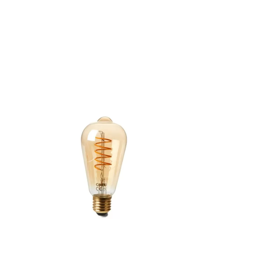 Cheap CALEX Bombilla De Filamento E27 Dorado Lámparas Led