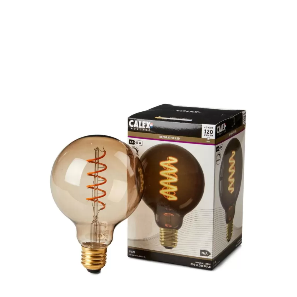 Online CALEX Bombilla De Filamento E27 Marrón Lámparas Led