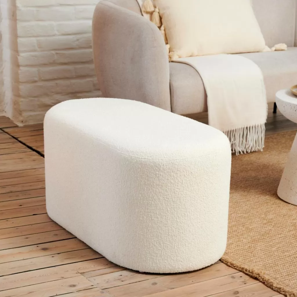 Store CAPSULE Puf Blanco Pufs
