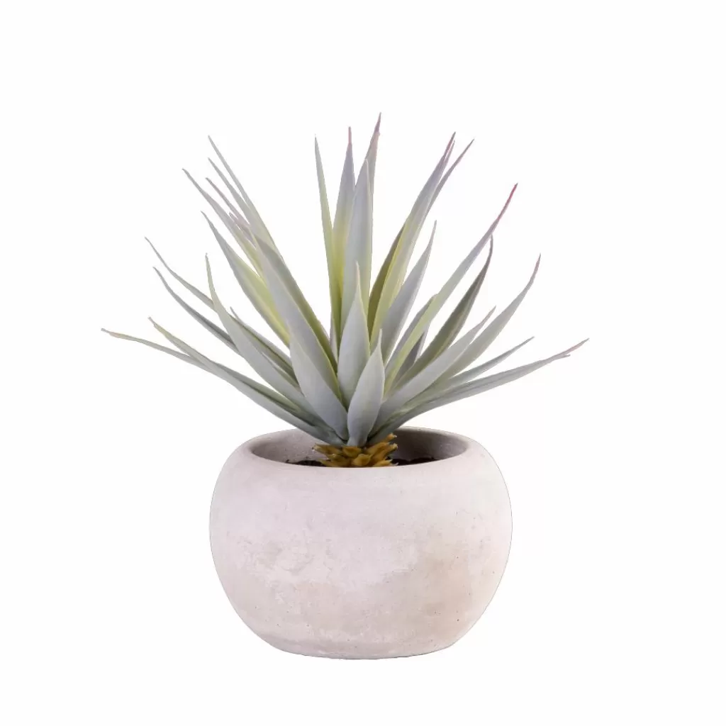 Cheap CEMENT Planta Artificial Gris Plantas Artificiales