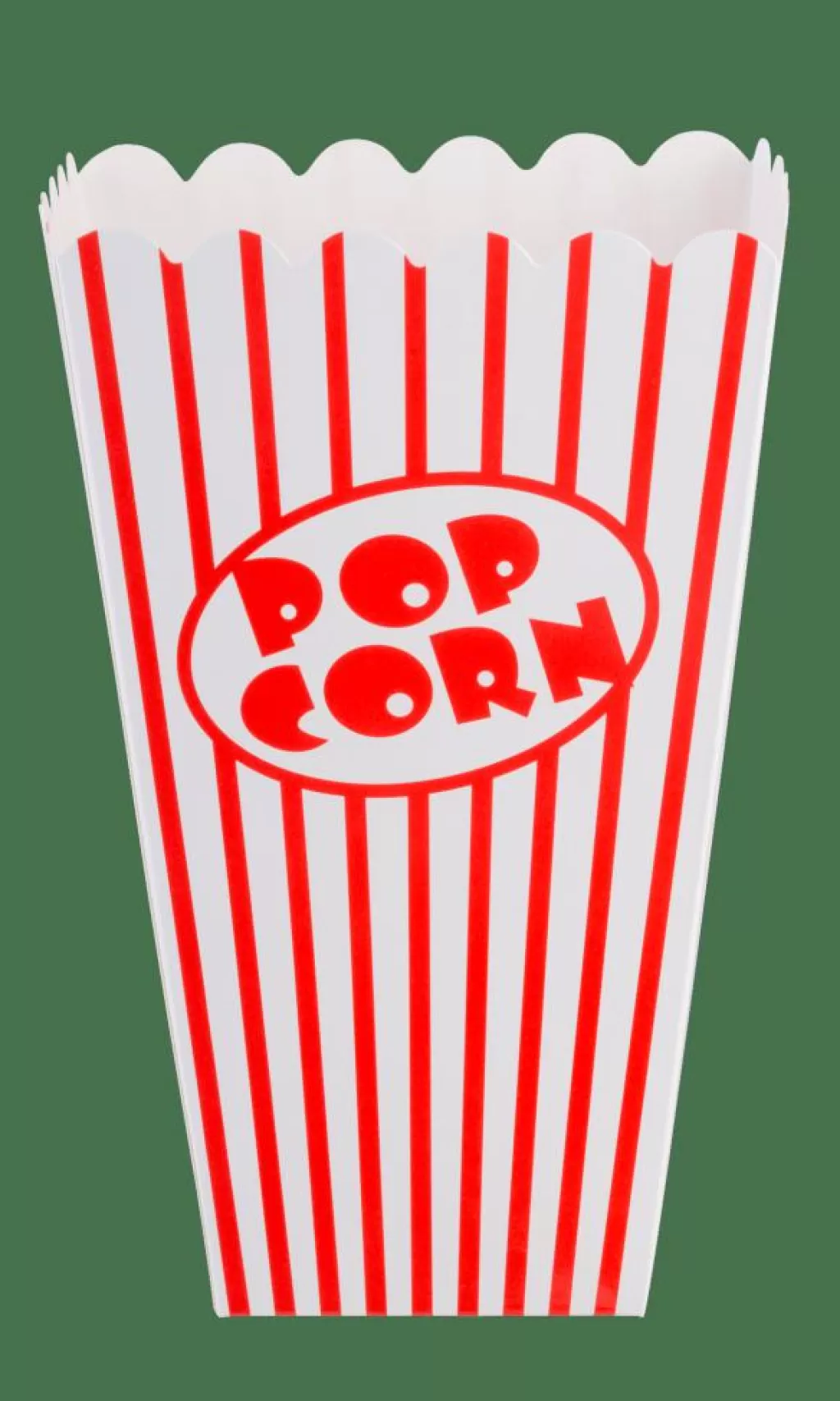 Best CINEMA Vaso De Palomitas Juego De 8 Blanco, Rojo Accesorios De Cocina