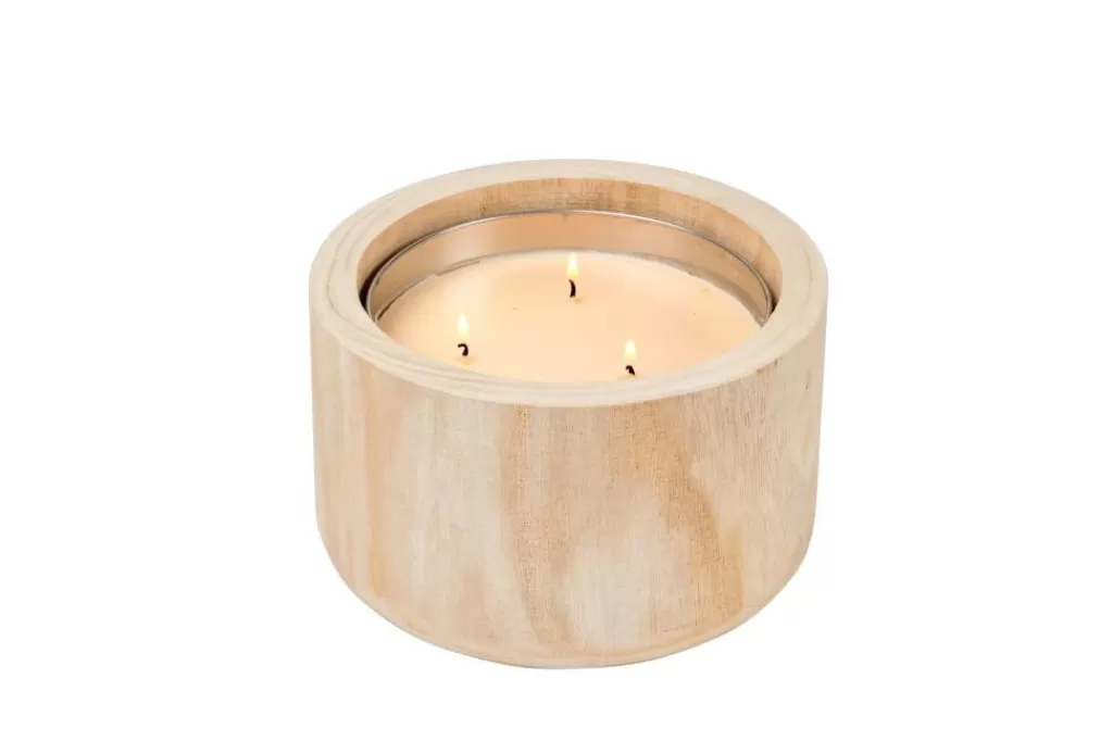 Discount CITRONELLA WOOD Vela De Jardín Beis Velas Para Exterior