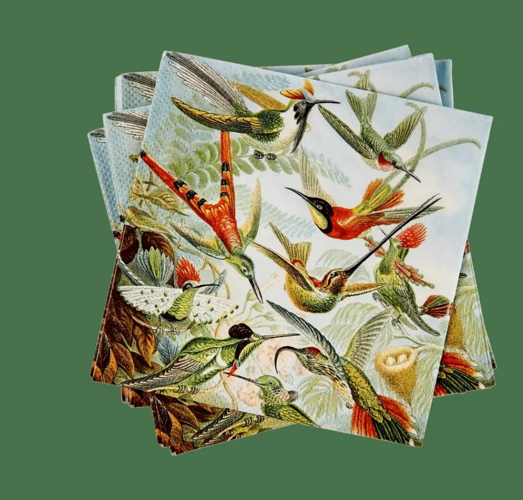 Best COLIBRI Paquete De 20 Servilletas Multicolor Servilletas
