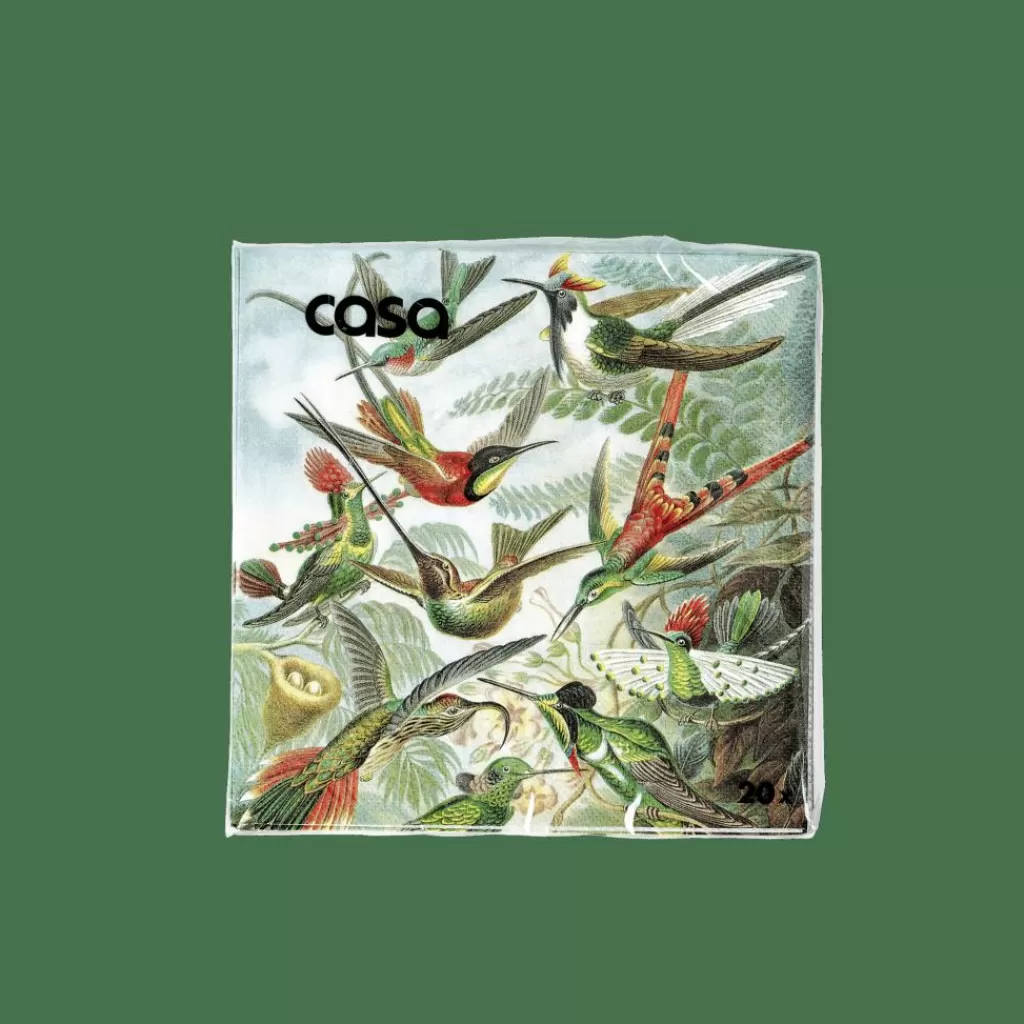 Cheap COLIBRI Paquete De 20 Servilletas Multicolor Servilletas