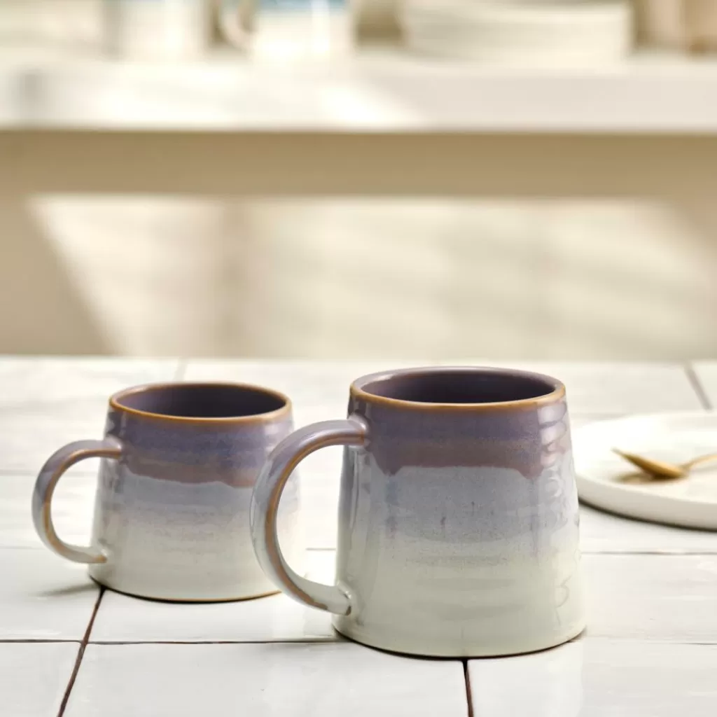 Outlet CORA Taza Verde, Morado Tacitas