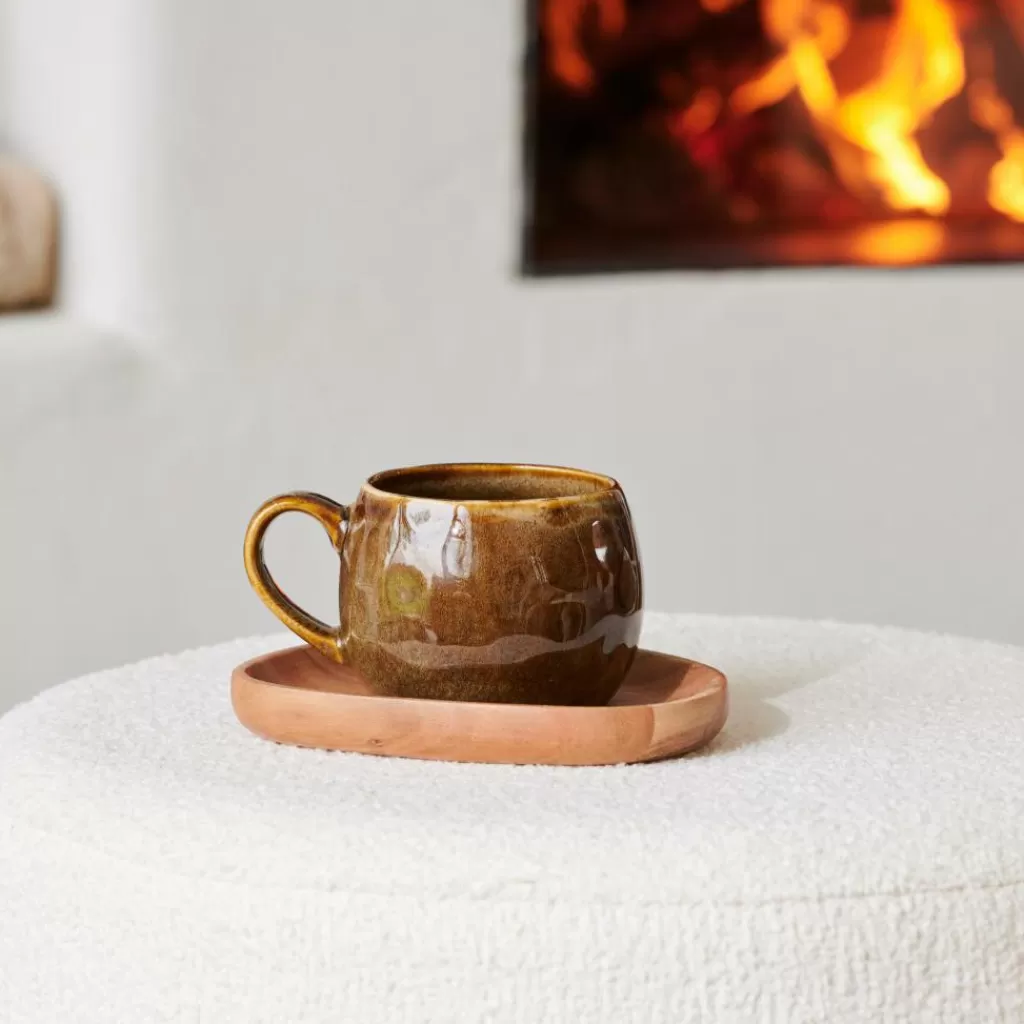 Hot COZY Taza 48 CL Marrón Tacitas