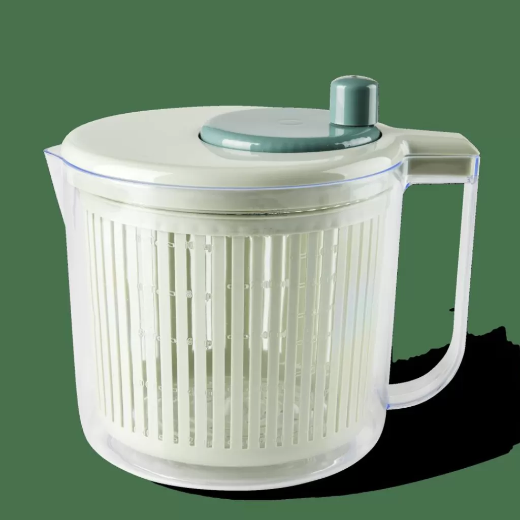 Fashion CUISINO Miniescurridor De Lechugas Verde, Menta Instrumentos De Cocina