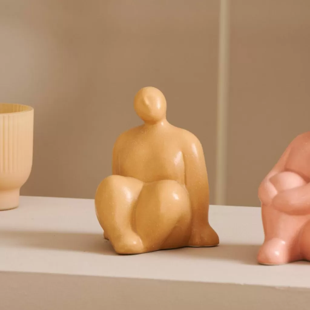 Best Sale DIVA Deco Cerámica Beis Figuras Decorativas