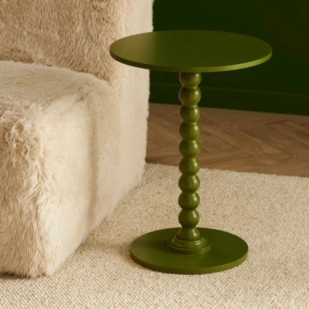 Hot DOPPIO Mesa Auxiliar 53 Cm Verde Mesas Auxiliares