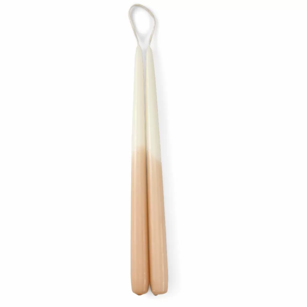 Cheap DUO Velas Largas Juego De 2 Blanco Velas