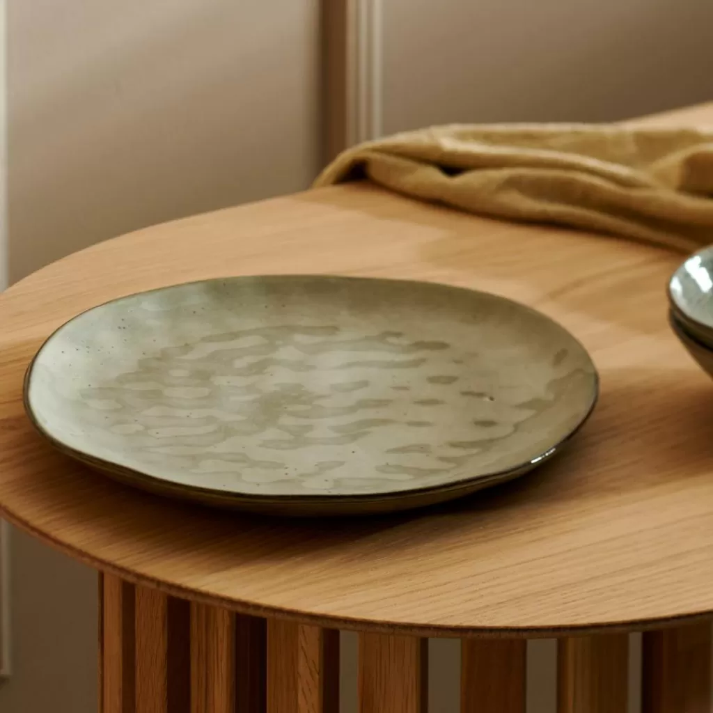 Best Sale EARTH LAGOON Plato Llano Verde Claro Platos