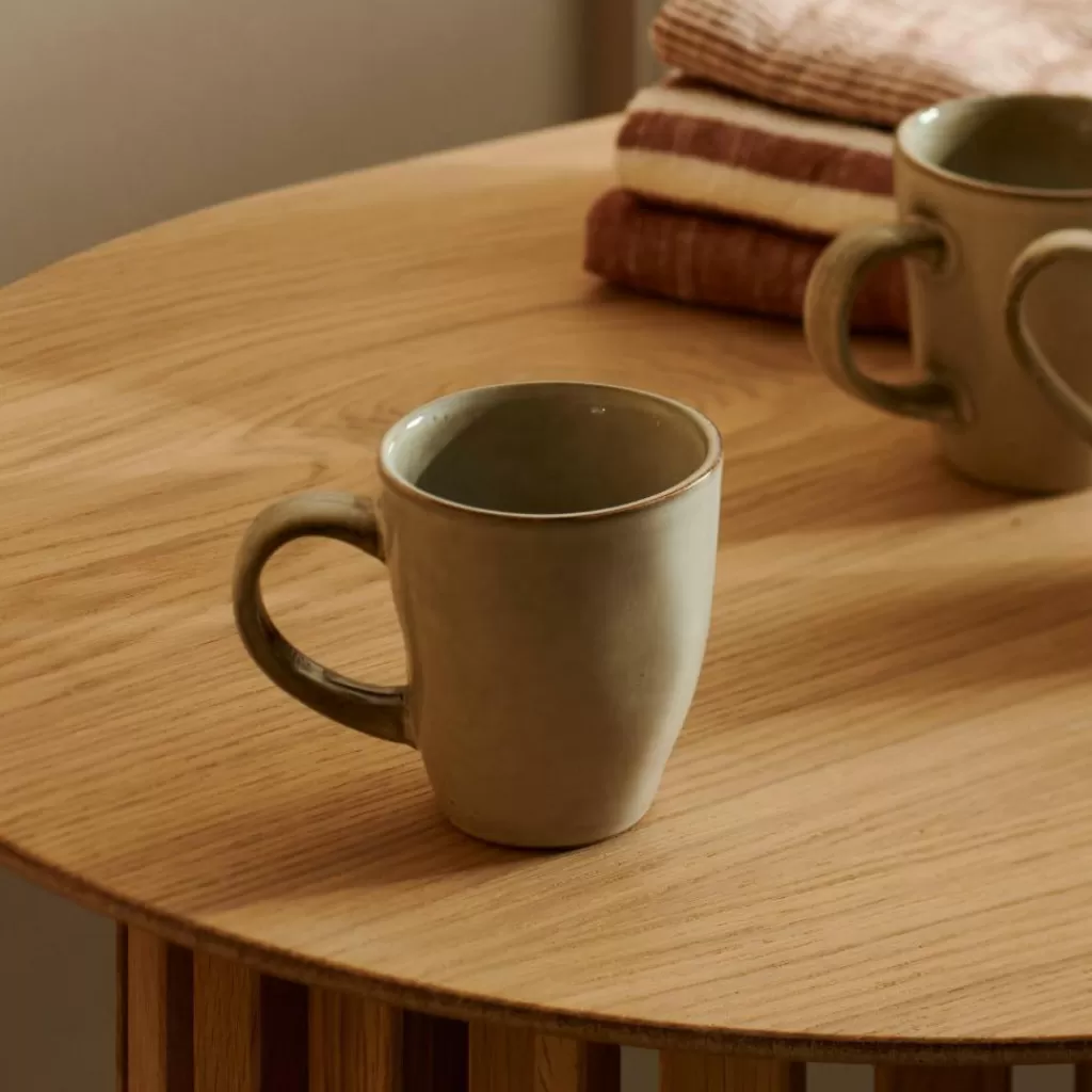 Best Sale EARTH MARL Taza Con Asa 20 CL Crema Tacitas