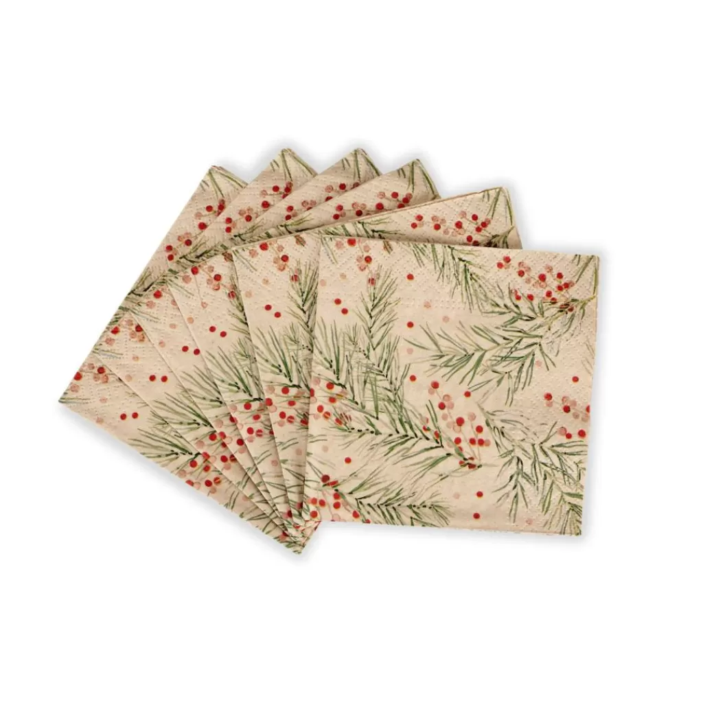 Best Sale ECO HOLLY Paquete De 20 Servilletas Multicolor Servilletas