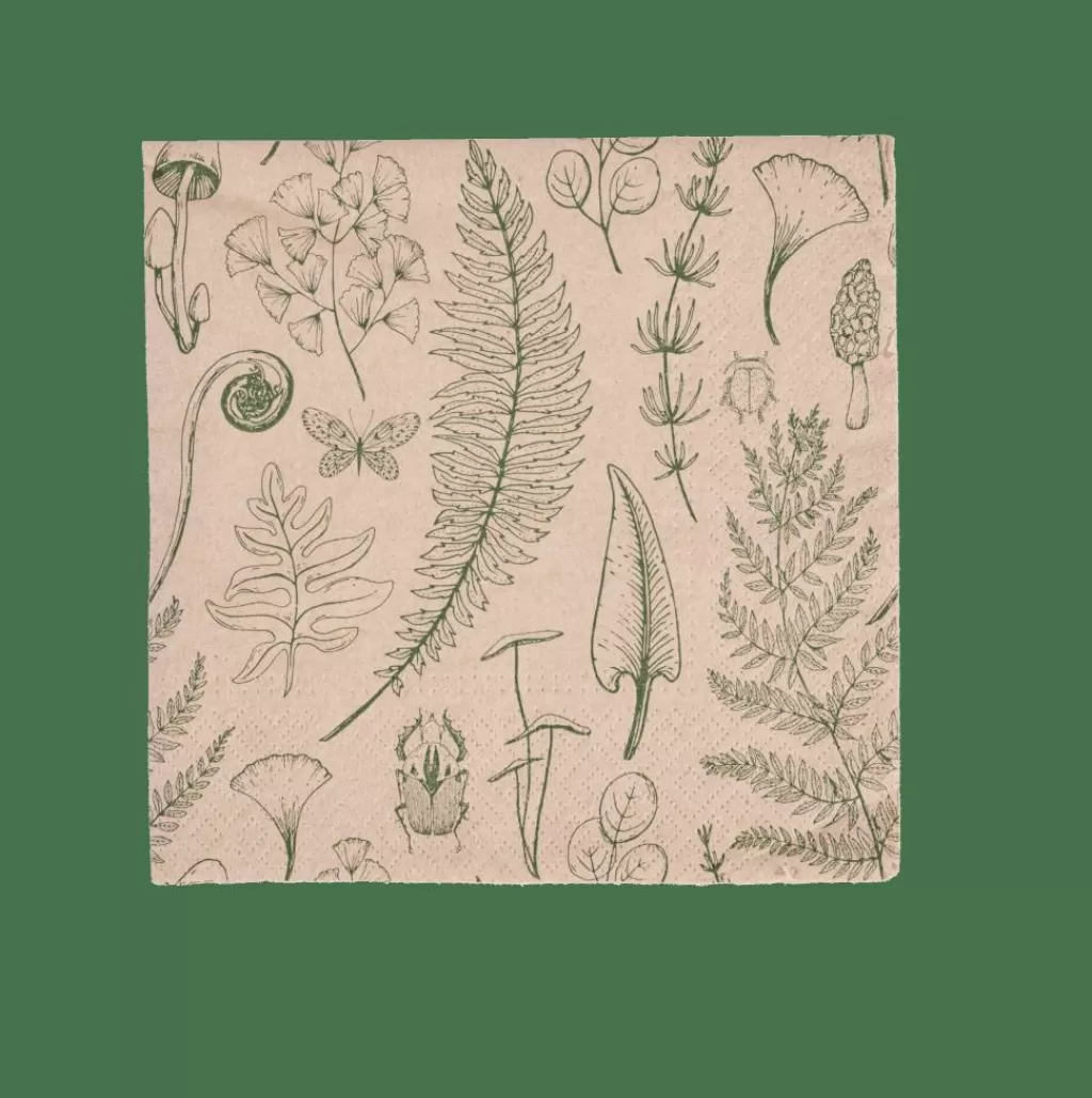 Best ECO NATURE Paquete De 20 Servilletas Multicolor Servilletas
