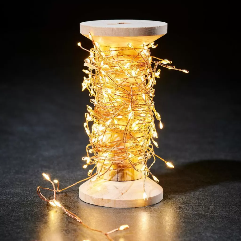 New ELLI Guirnalda Con 200 Leds Cobrizo Guirnaldas De Luz