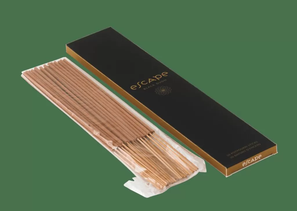 Cheap ESCAPE BLACK OUDH Incienso 30 Palillos Negro Articulos Aromáticos