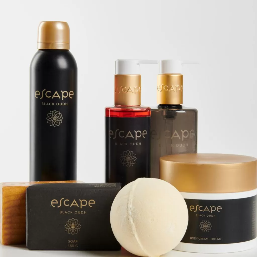 Cheap ESCAPE BLACK OUDH Jabón De Mano En Dispensador Negro Tratamiento Corporal