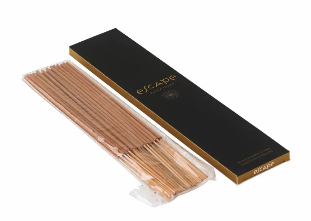 Flash Sale ESCAPE BLACK OUDH Velas Perfumadas Juego De 9 Negro Velas Perfumadas