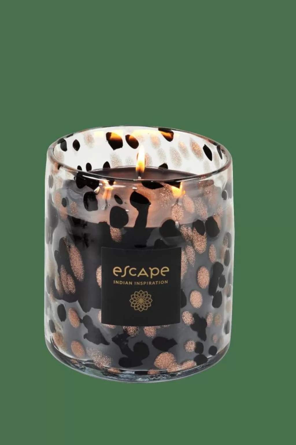 Best ESCAPE INDIAN INSPIRATION Vela Perfumada XL Negro, Cobrizo, Multicolor Velas Perfumadas | Velas