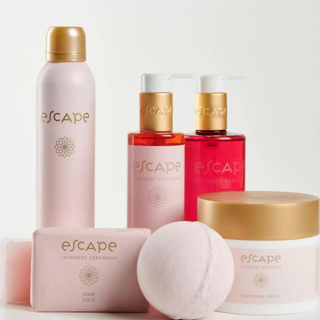Best Sale ESCAPE JAPANESE CEREMONY Jabón De Mano En Dispensador Rojo Tratamiento Corporal
