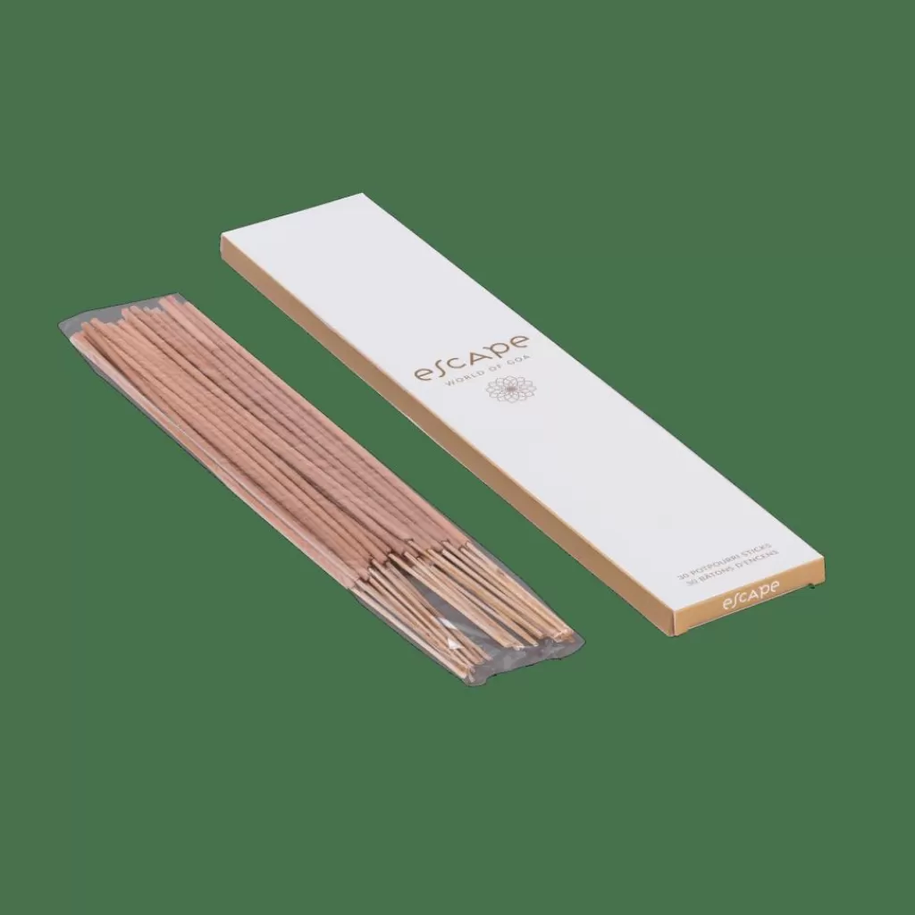 Online ESCAPE WORLD OF GOA Incienso 30 Palillos Blanco Articulos Aromáticos