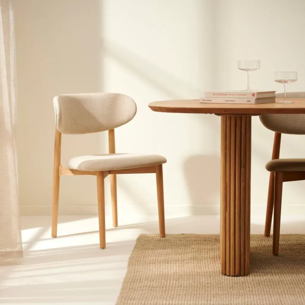 New FALCO Silla De Comedor Beis Sillas De Comedor