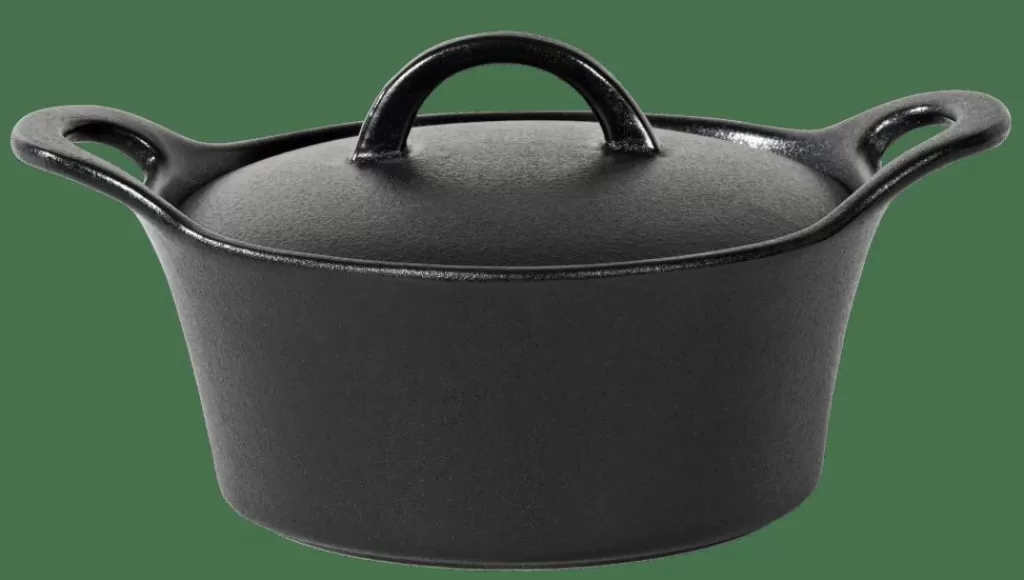 Best FERO Cazuela Para Horno Con Tapa 80 CL Negro Fuentes De Horno