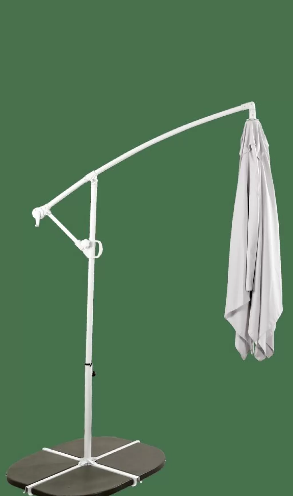 Hot FIJI Parasol Colgante Sin Pie Gris Claro Parasoles