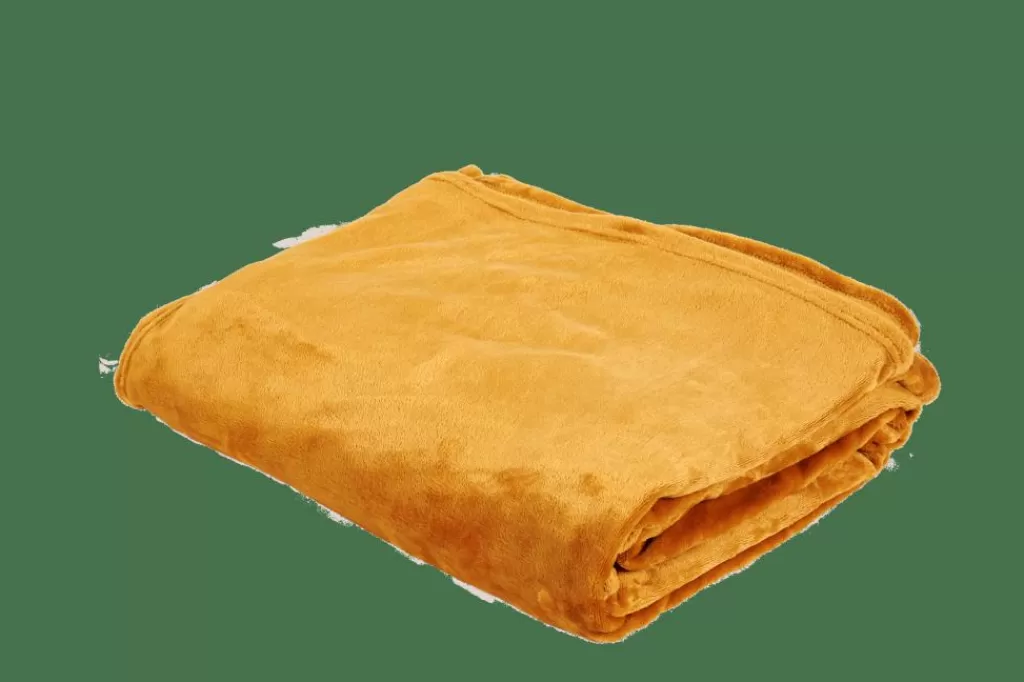 Shop FLANELLA Manta Amarillo Oscuro Mantas