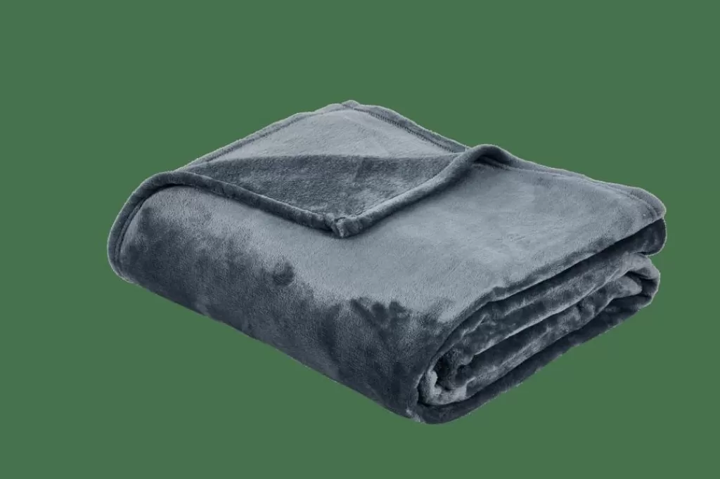 Outlet FLANELLA Manta Gris Mantas