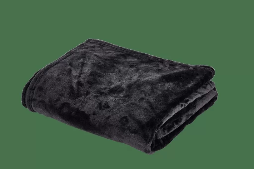 Flash Sale FLANELLA Manta Gris Oscuro Mantas